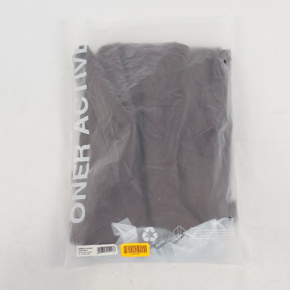 Oner Active SoftMotion Straight Leg Bottoms Dark Umber Brown Size S-Short (NWT) - Picture 8 of 8